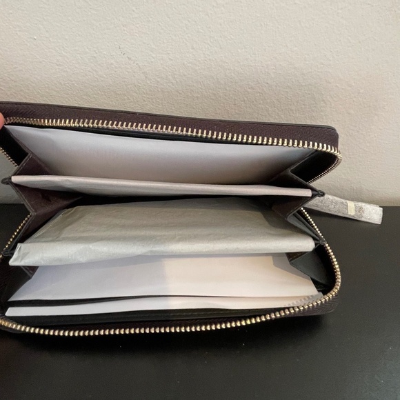 Kate Spade Laurel Way Neda Continental Zip Wallet, Black - NWT - Picture 3 of 5